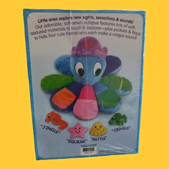 Lakeshore peek-a-boo octopus 36mos/infant/toddler - Picture 4 of 4